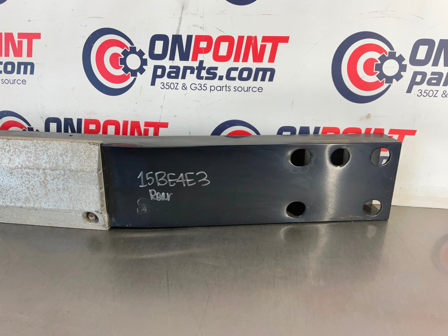 2004 Infiniti G35 Rear Bumper Impact Crash Bar Reinforcement Beam OEM 15BE4E3 - On Point Parts Inc