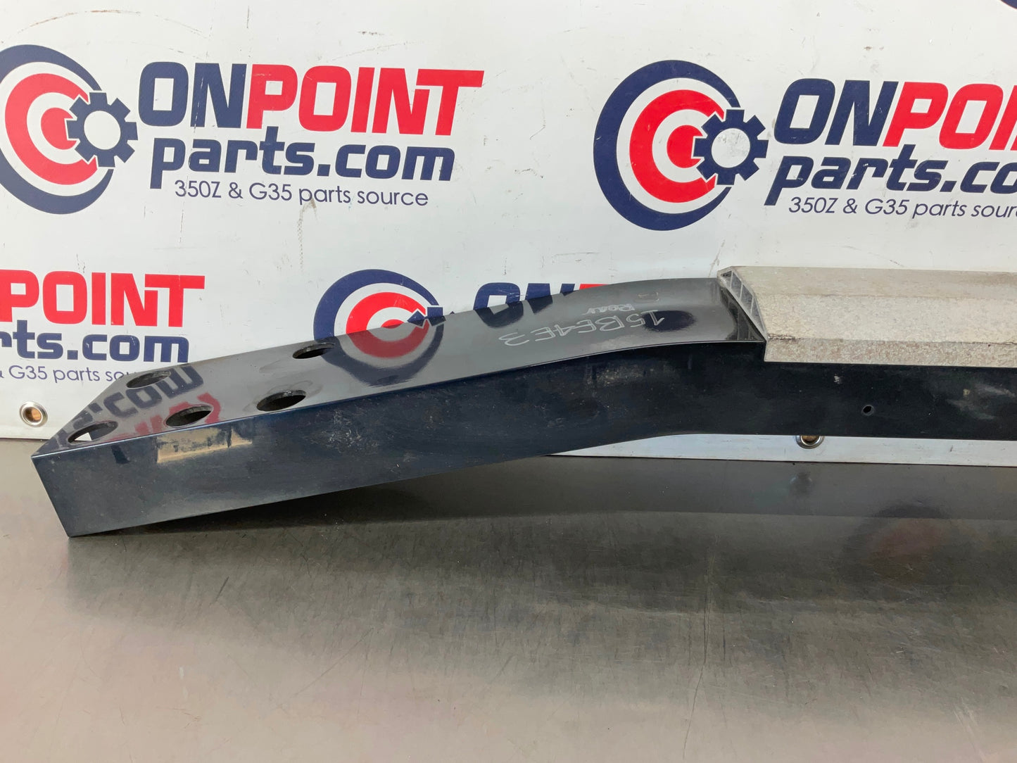 2004 Infiniti G35 Rear Bumper Impact Crash Bar Reinforcement Beam OEM 15BE4E3 - On Point Parts Inc