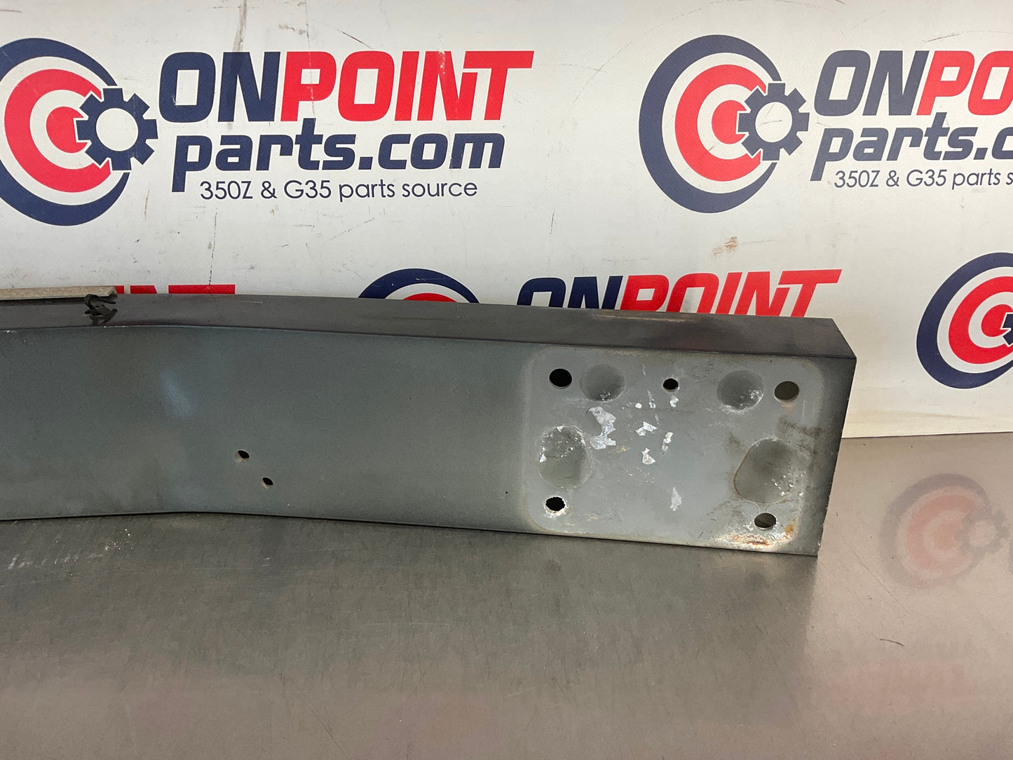 2004 Infiniti G35 Rear Bumper Impact Crash Bar Reinforcement Beam OEM 15BE4E3 - On Point Parts Inc