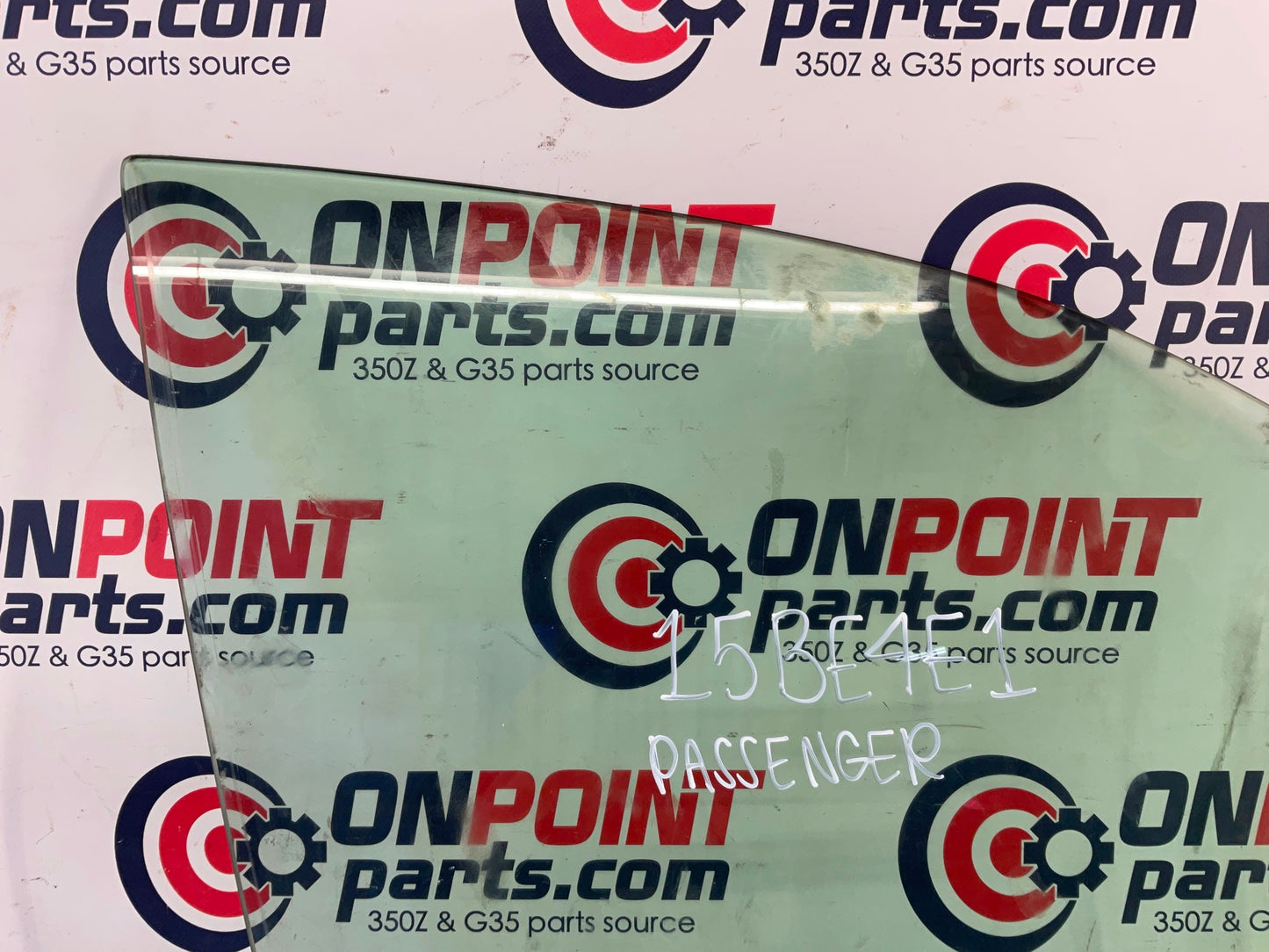 2004 Infiniti G35 Sedan Passenger Right Front Door Window Glass OEM 15BE4E1 - On Point Parts Inc