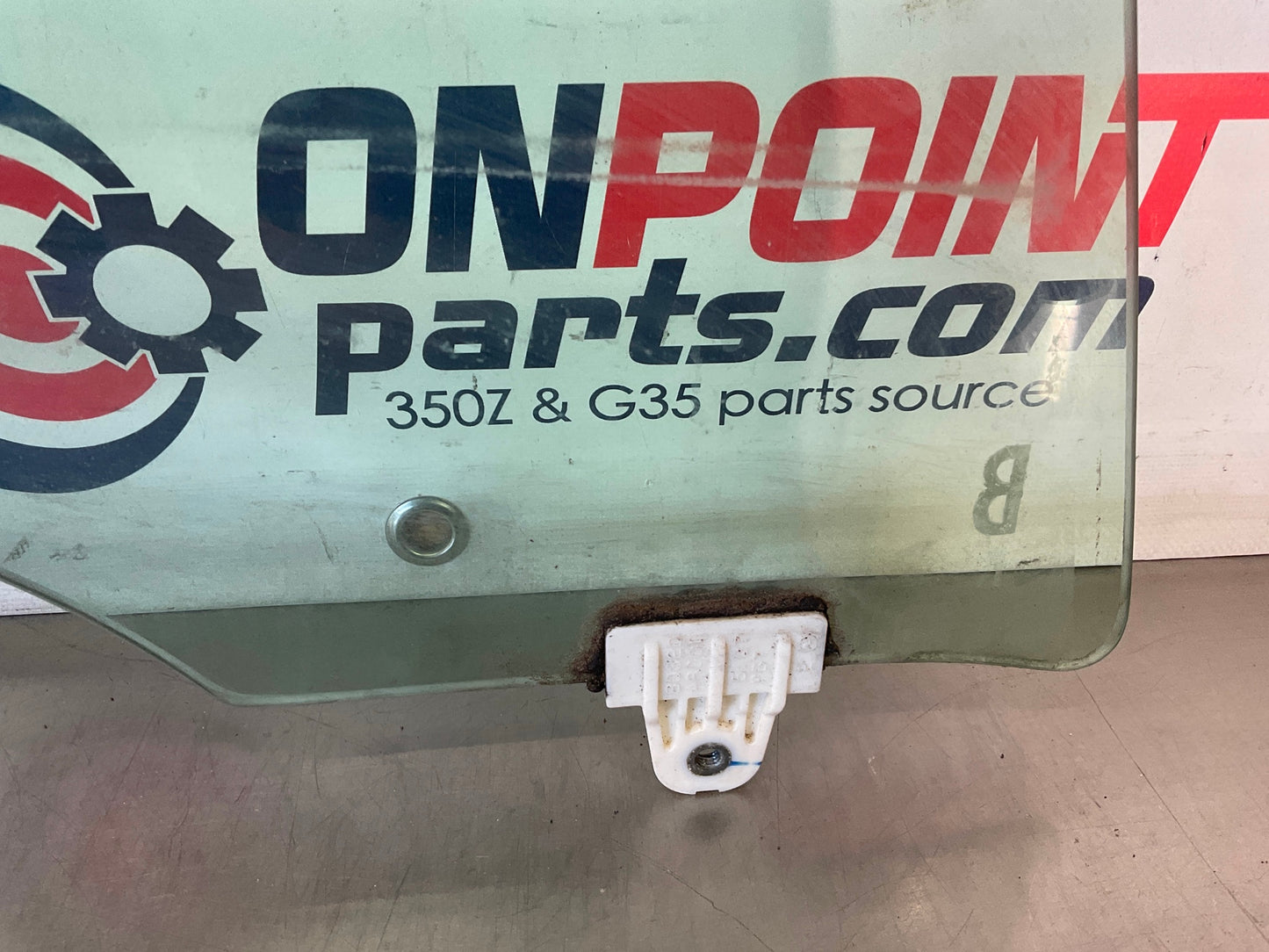 2004 Infiniti G35 Sedan Passenger Right Front Door Window Glass OEM 15BE4E1 - On Point Parts Inc