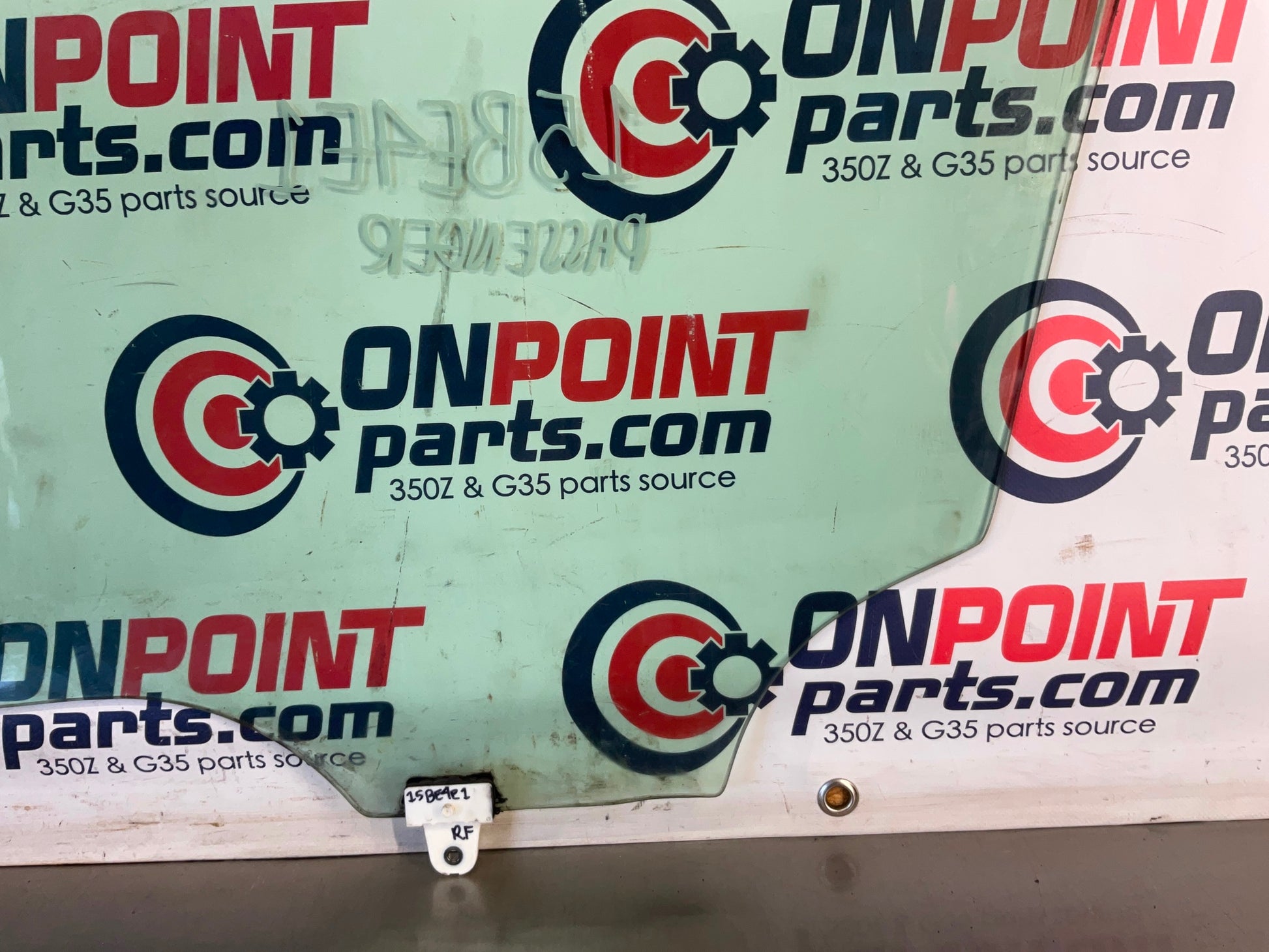2004 Infiniti G35 Sedan Passenger Right Front Door Window Glass OEM 15BE4E1 - On Point Parts Inc