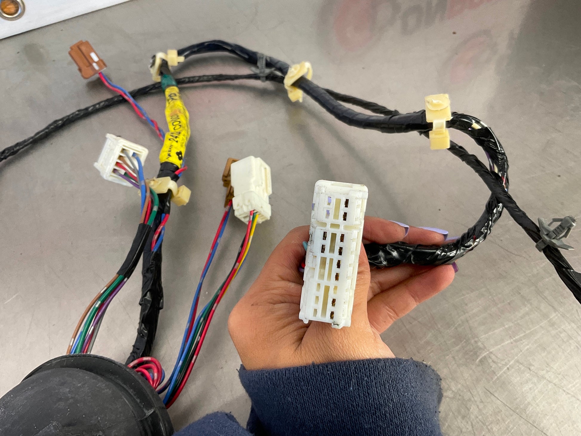 2005 Nissan 350Z Passenger Right Door Wiring Harness OEM 25BAEDE - On Point Parts Inc