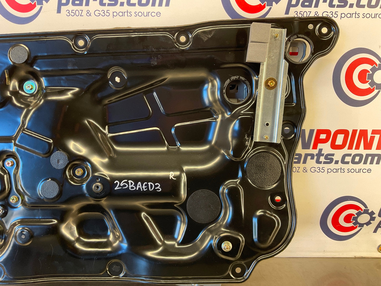 2005 Nissan 350Z Passenger Right Window Regulator Motor Assembly OEM 25BAED3 - On Point Parts Inc