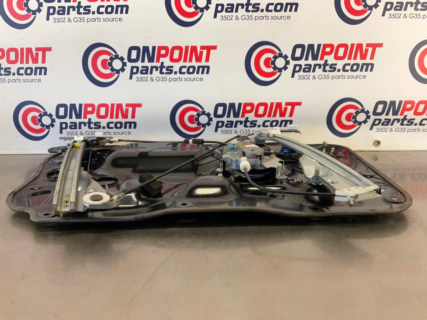 2005 Nissan 350Z Passenger Right Window Regulator Motor Assembly OEM 25BAED3 - On Point Parts Inc
