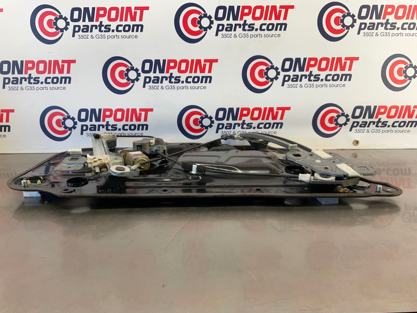 2005 Nissan 350Z Passenger Right Window Regulator Motor Assembly OEM 25BAED3 - On Point Parts Inc
