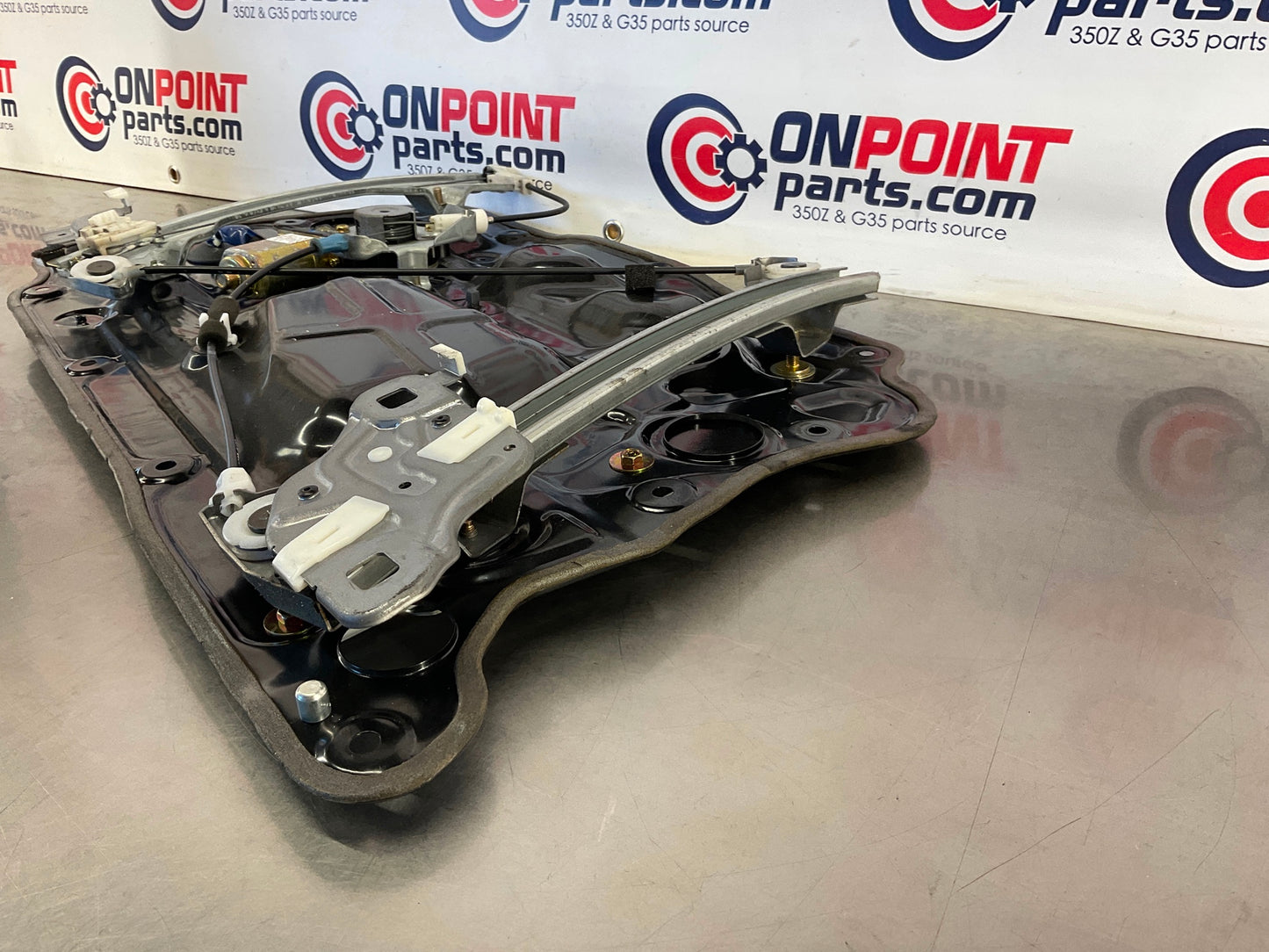 2005 Nissan 350Z Passenger Right Window Regulator Motor Assembly OEM 25BAED3 - On Point Parts Inc