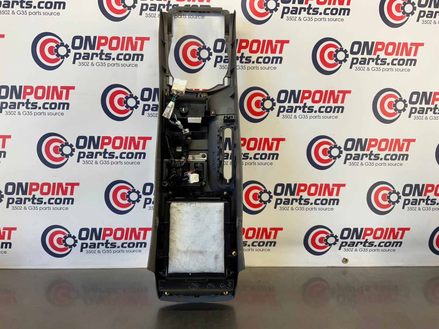 2005 Nissan 350Z Center Console Cubby Seat Warmer Hazard Switches OEM 25BAED8 - On Point Parts Inc