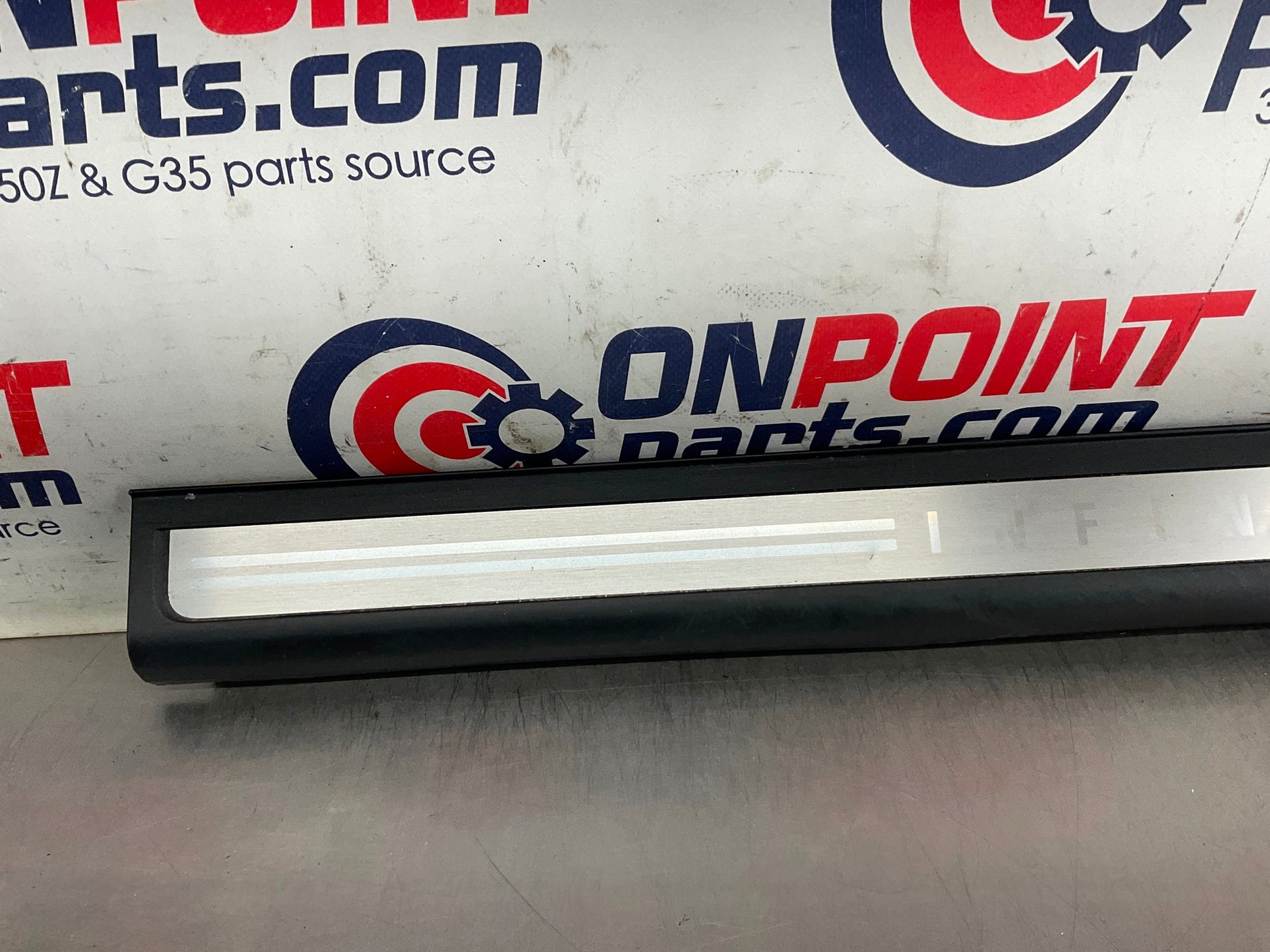 2005 Infiniti G35 Driver Left Door Threshold Kickplate Trim 76895 OEM 24BFFE7 - On Point Parts Inc