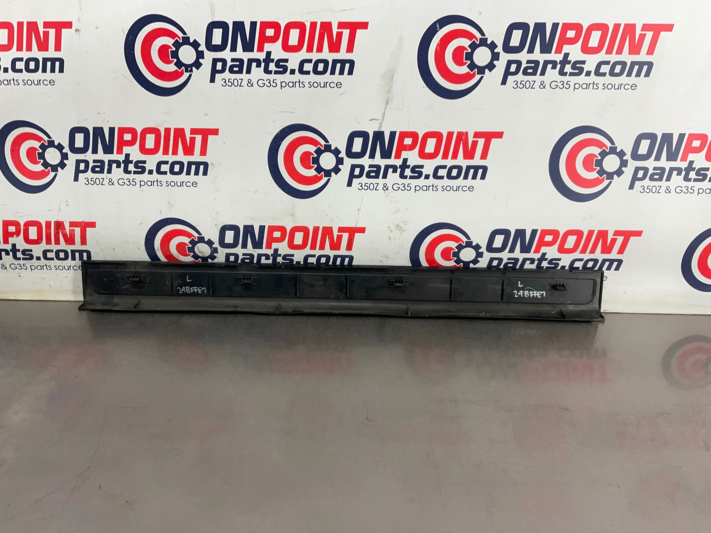 2005 Infiniti G35 Driver Left Door Threshold Kickplate Trim 76895 OEM 24BFFE7 - On Point Parts Inc