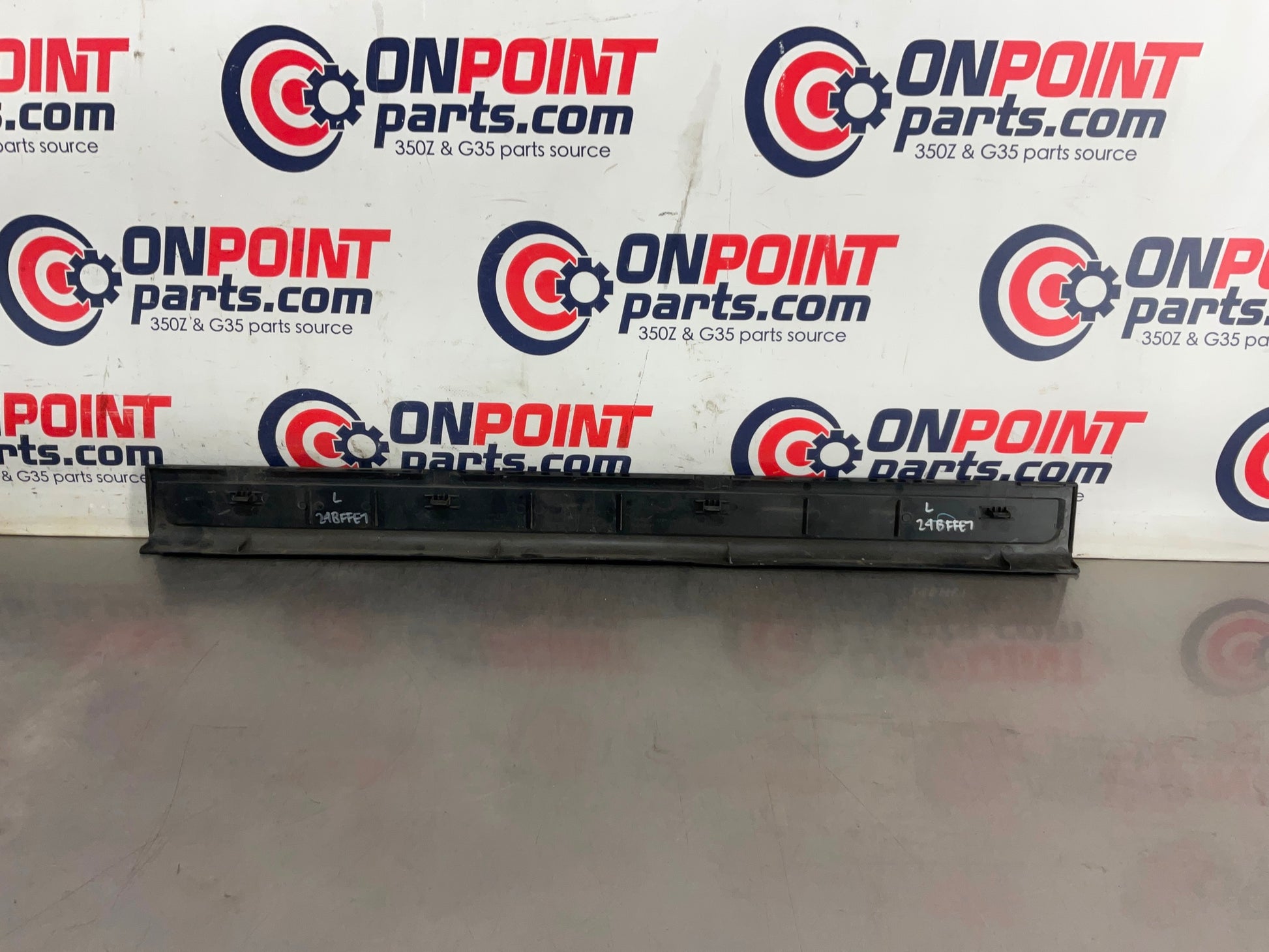2005 Infiniti G35 Driver Left Door Threshold Kickplate Trim 76895 OEM 24BFFE7 - On Point Parts Inc