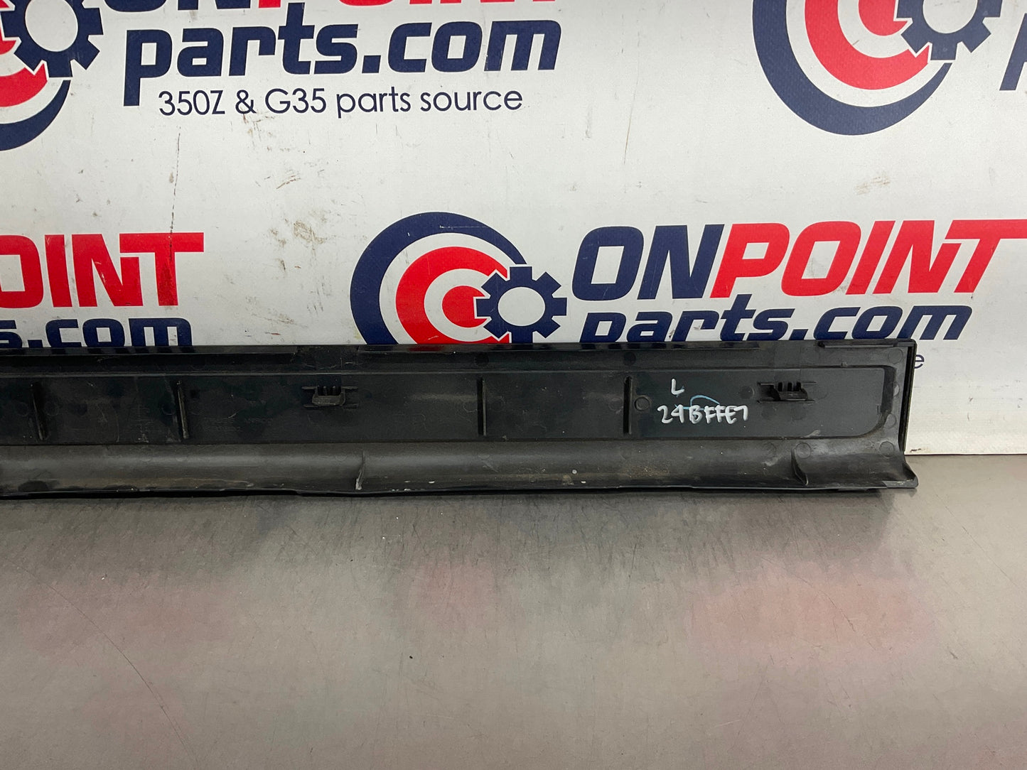 2005 Infiniti G35 Driver Left Door Threshold Kickplate Trim 76895 OEM 24BFFE7 - On Point Parts Inc