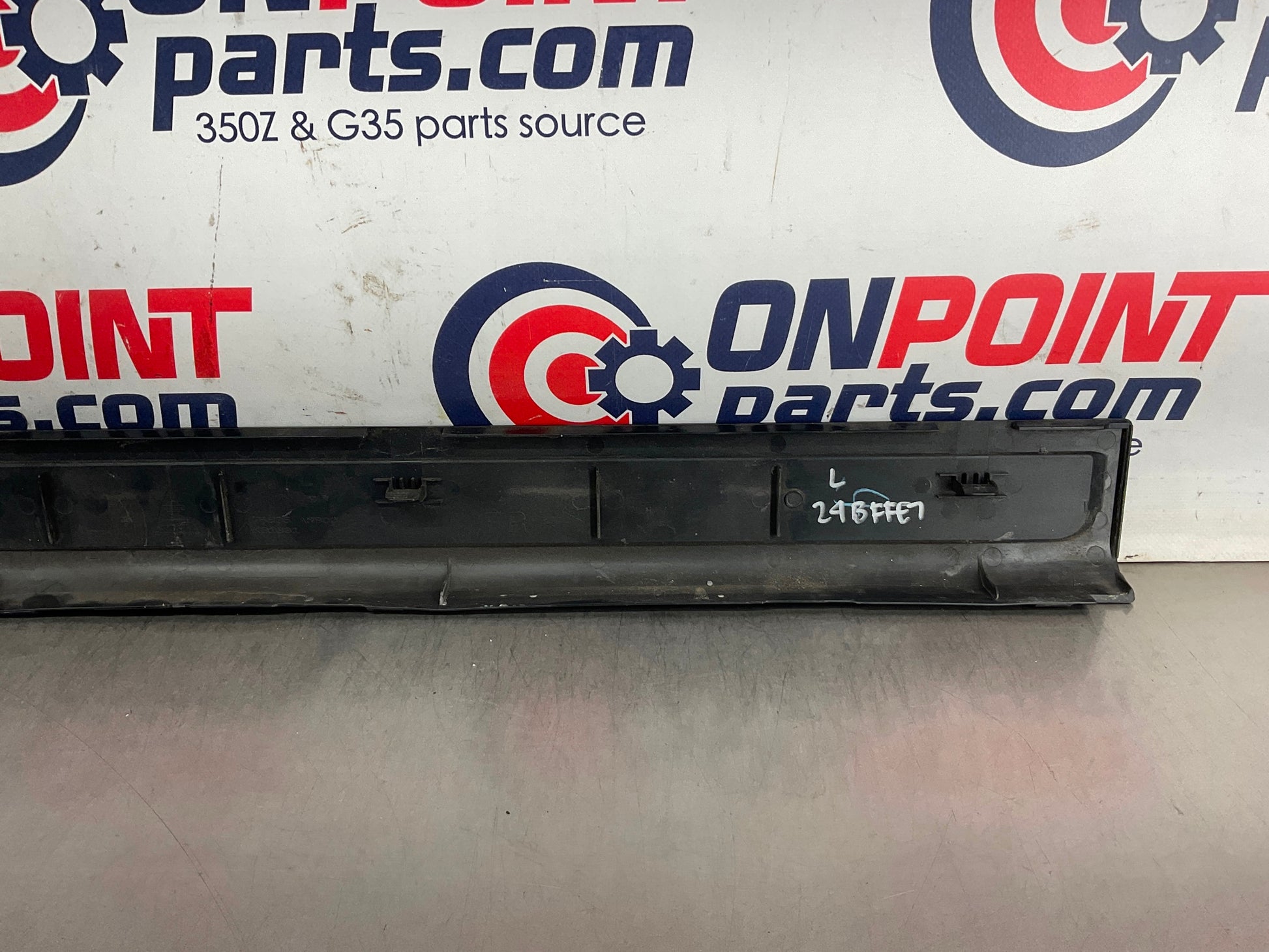 2005 Infiniti G35 Driver Left Door Threshold Kickplate Trim 76895 OEM 24BFFE7 - On Point Parts Inc