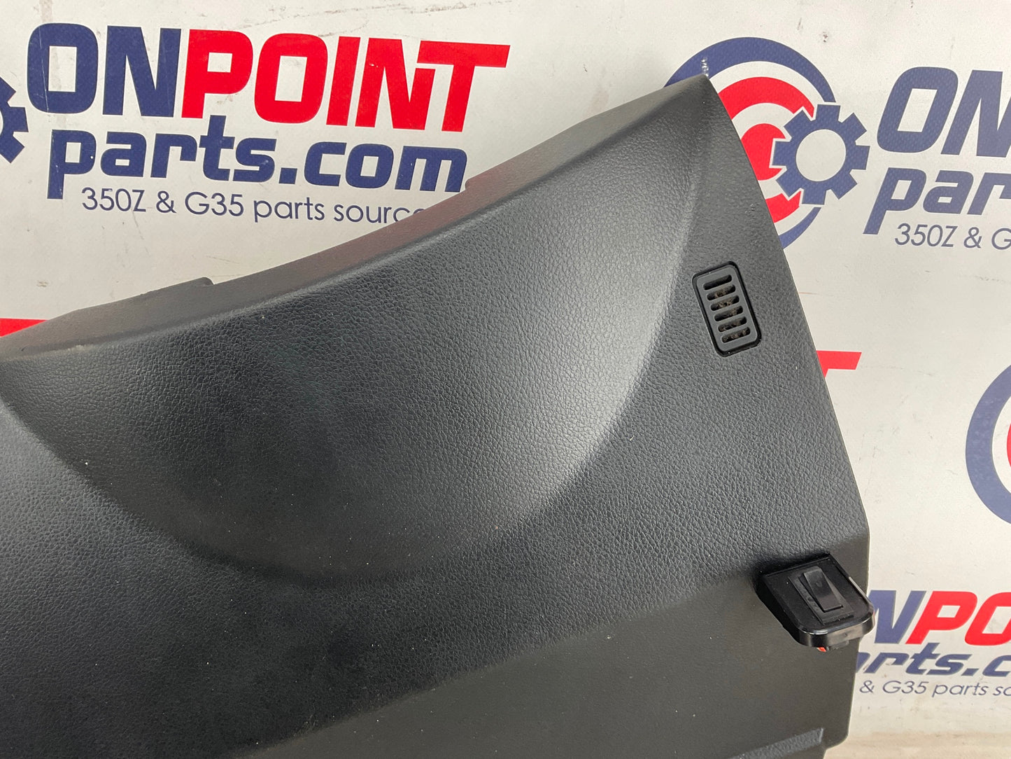 2005 Infiniti G35 Driver Left Lower Dash Panel with Switches OEM 24BFFE7 - On Point Parts Inc