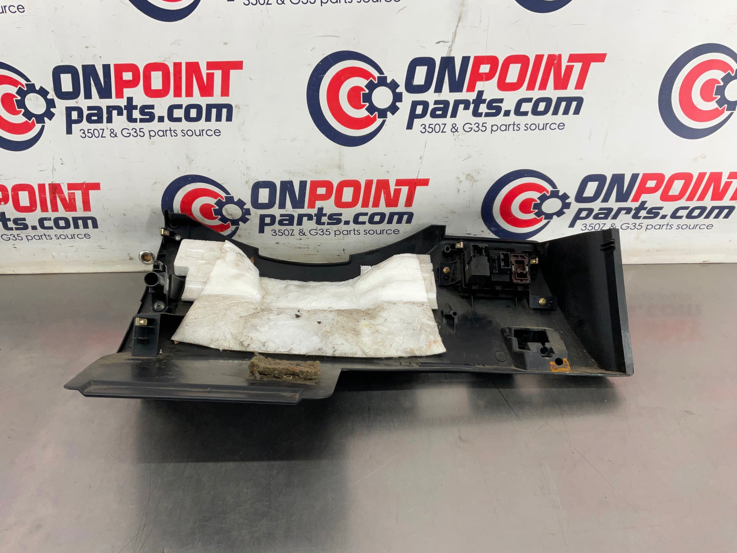 2005 Infiniti G35 Driver Left Lower Dash Panel with Switches OEM 24BFFE7 - On Point Parts Inc