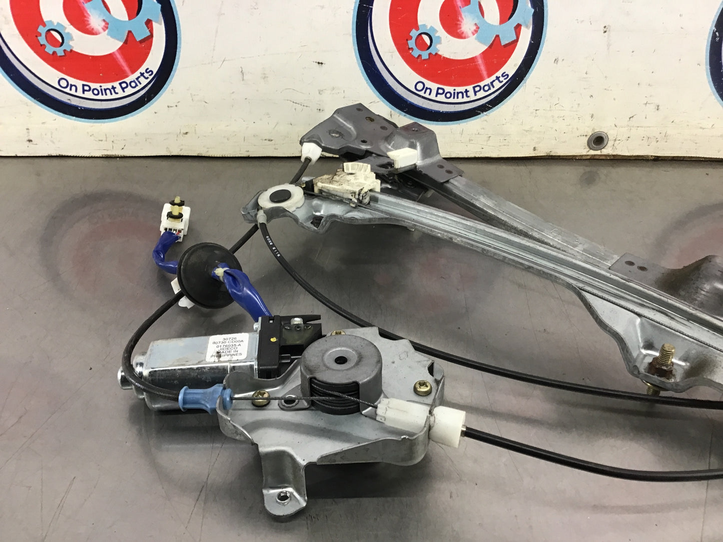 2003 Nissan 350Z Passenger Right Window Regulator Motor OEM 15BB6DE - On Point Parts Inc