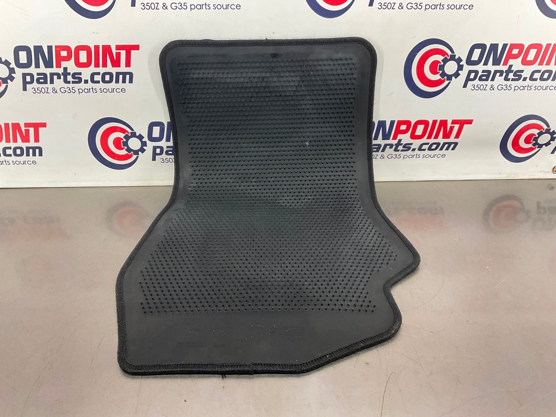 2006 Nissan 350Z Passenger Right Floor Mat OEM 15BAJD9 - On Point Parts Inc
