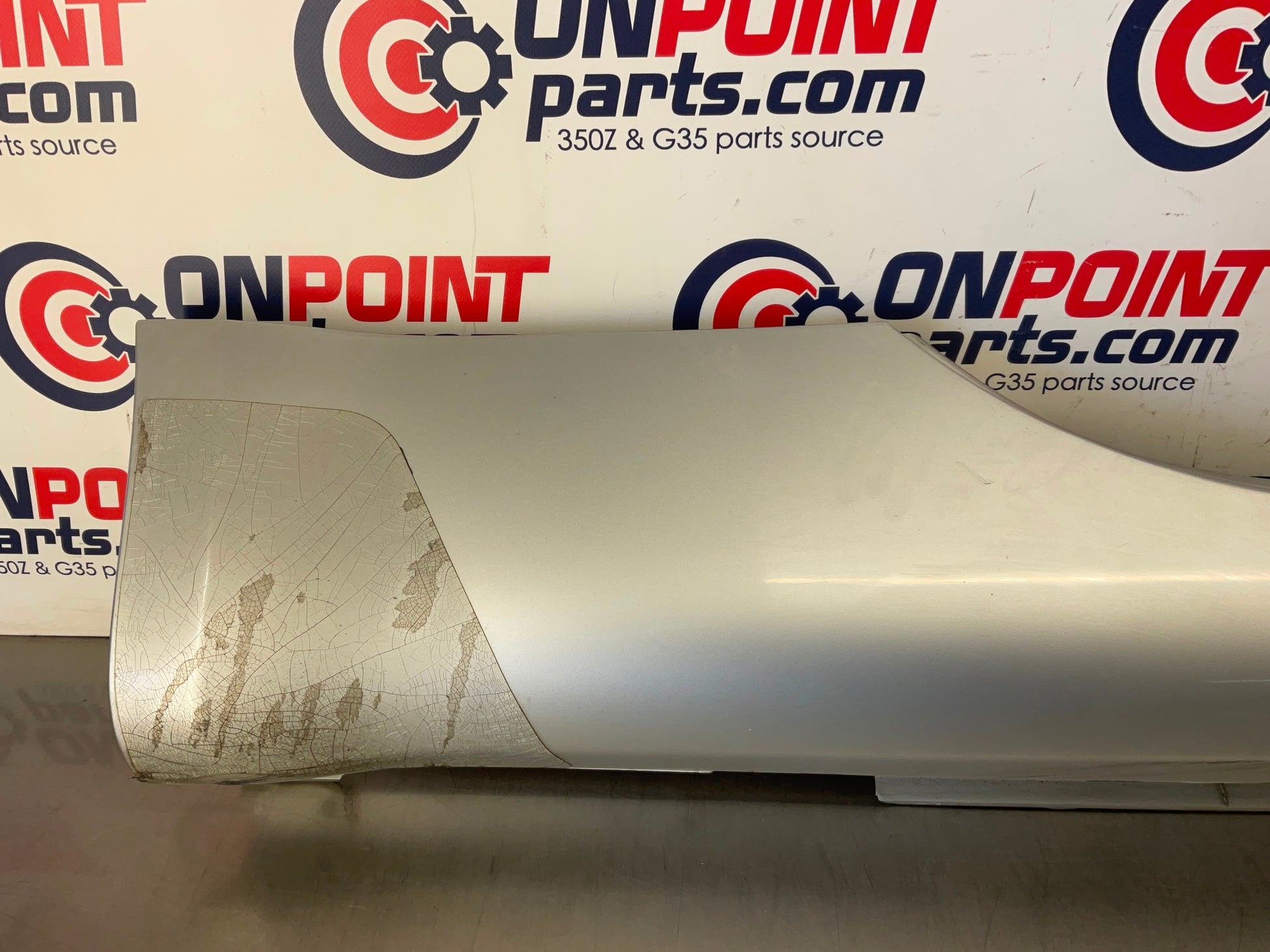 2006 Nissan 350Z Passenger Right Rocker Panel Side Skirt OEM 23BC9E5 - On Point Parts Inc
