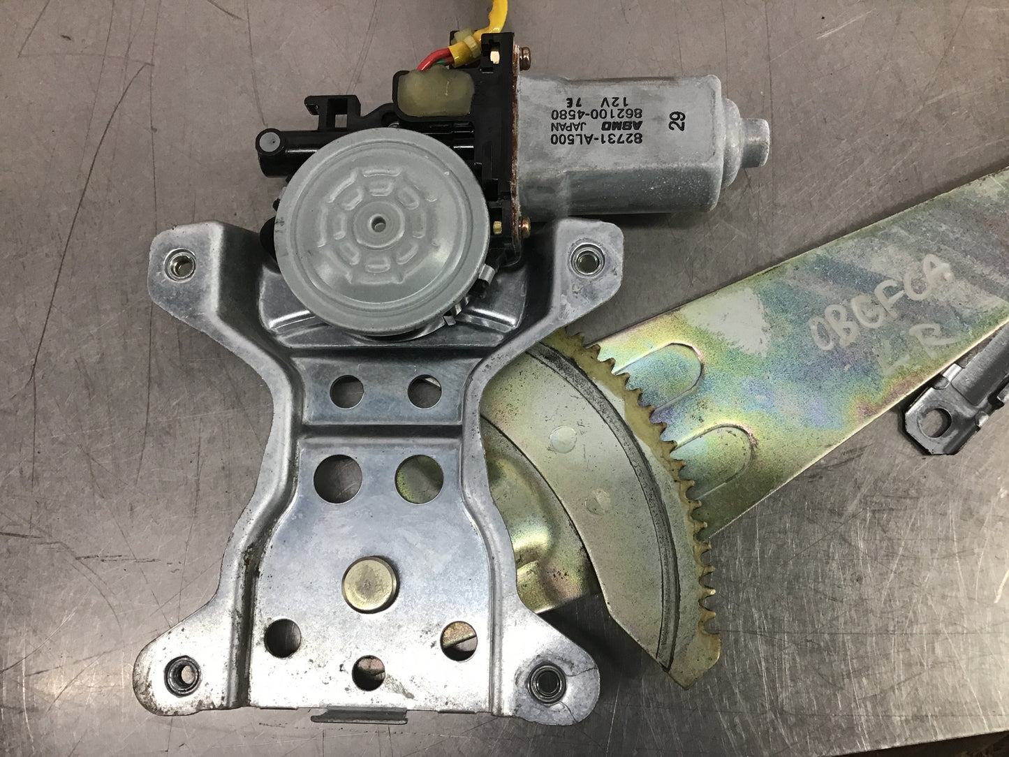 2004 Infiniti G35 Sedan Driver Left Rear Window Regulator Motor OEM 13BGFCA - On Point Parts Inc