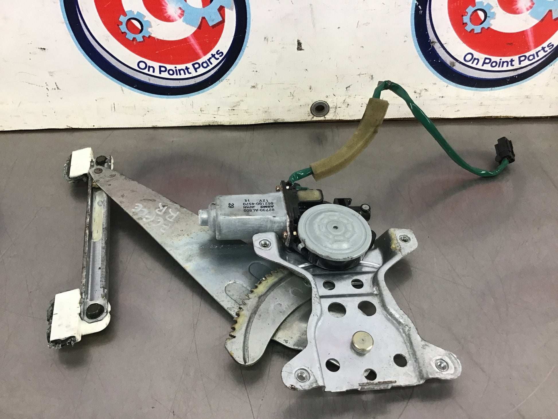 2004 Infiniti G35 Sedan Passenger Right Rear Window Regulator Motor OEM 13BGFCE - On Point Parts Inc